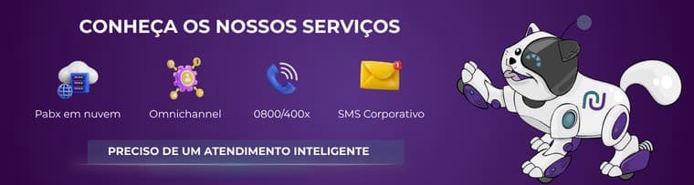 Serviços Conectel com Omnichannel, PABX em Nuvem, SMS, Número 0800, Número 400x